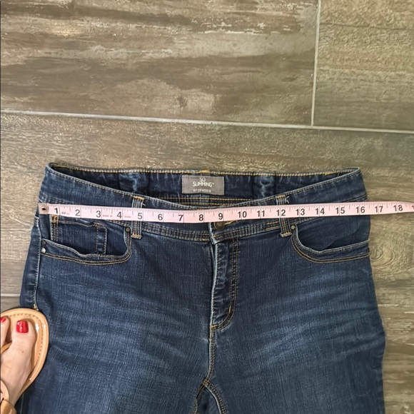 Chico's Ankle Cropped Jeans set of 3 pairs in Blue and Gray - Picture 10 of 16